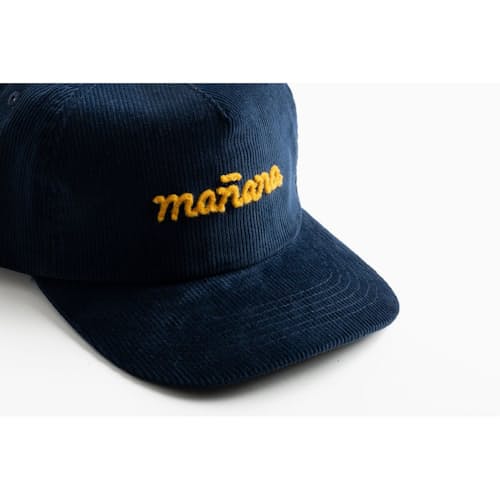 laydown image of Chainstitched Logo Cord Hat