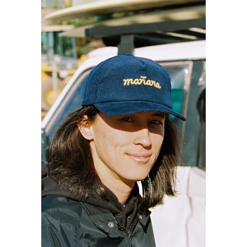 laydown image of Chainstitched Logo Cord Hat