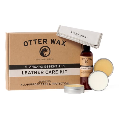 laydown image of Leather Care Kit