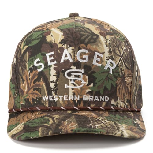 laydown image of Branded Snapback Hat