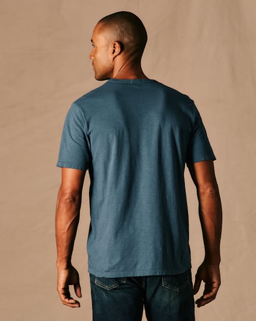 on model image of The Vintage Slub Pocket T-Shirt