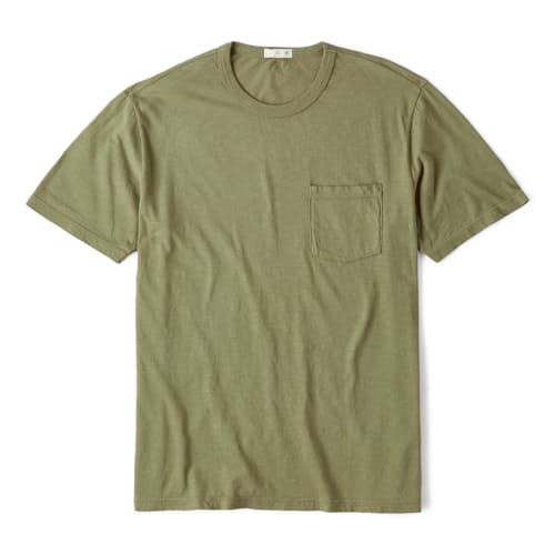 laydown image of The Vintage Slub Pocket T-Shirt