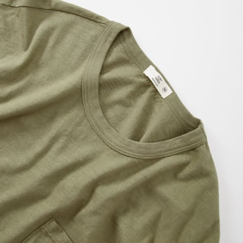 laydown detail image of The Vintage Slub Pocket T-Shirt