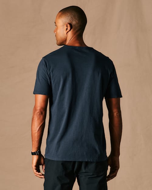 on model image of The Vintage Slub Pocket T-Shirt