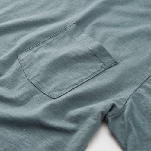 laydown detail image of The Vintage Slub Pocket T-Shirt