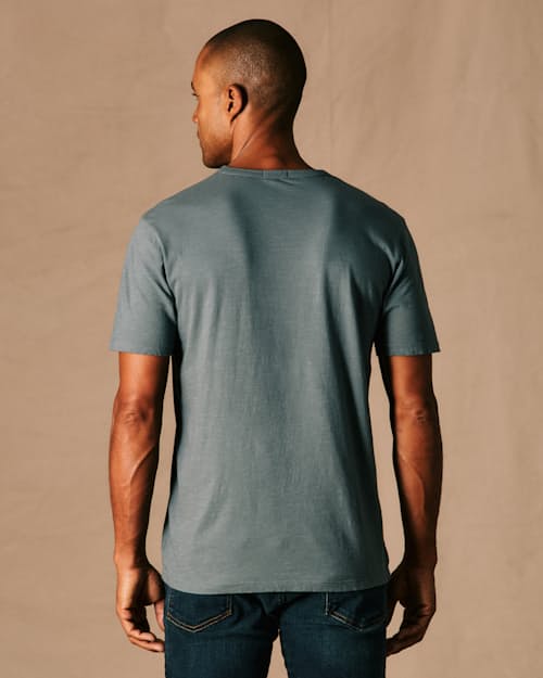 on model image of The Vintage Slub Pocket T-Shirt