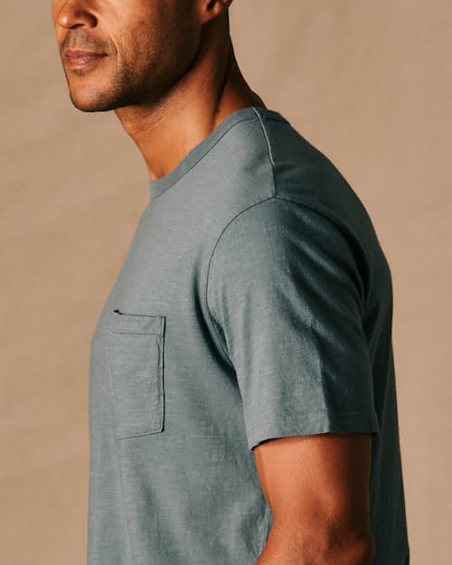 on model image of The Vintage Slub Pocket T-Shirt