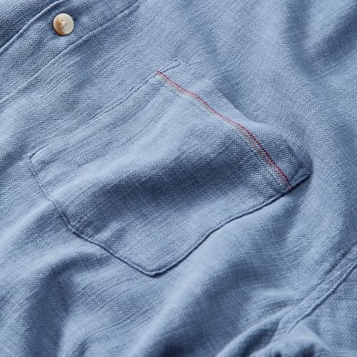 laydown detail image of Classic Stretch Selvage Long Sleeve Shirt
