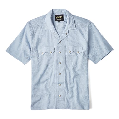 laydown image of Salado Summer Woven Shirt