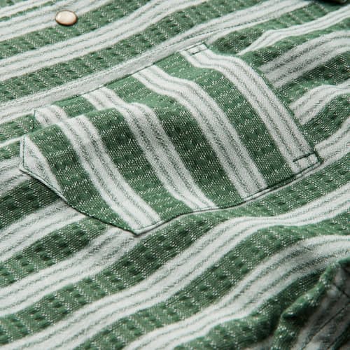 laydown detail image of Jacquard Camp Collar Shirt