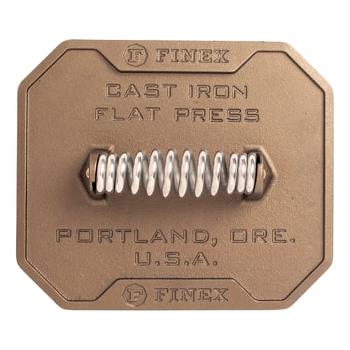 laydown image of 8” Flat Press
