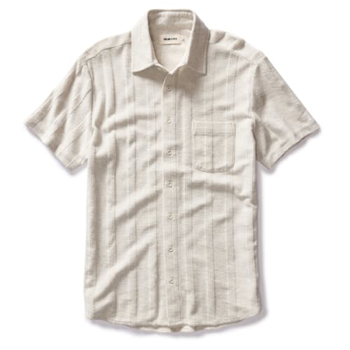 laydown image of The Short Sleeve California Shirt