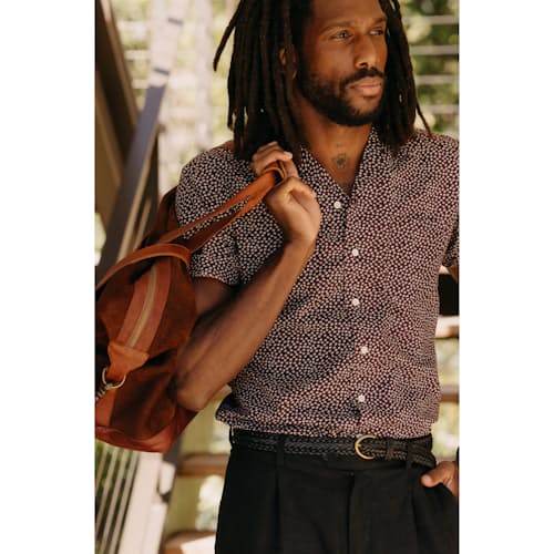 lifestyle image of The Hawthorne Short Sleeve Shirt