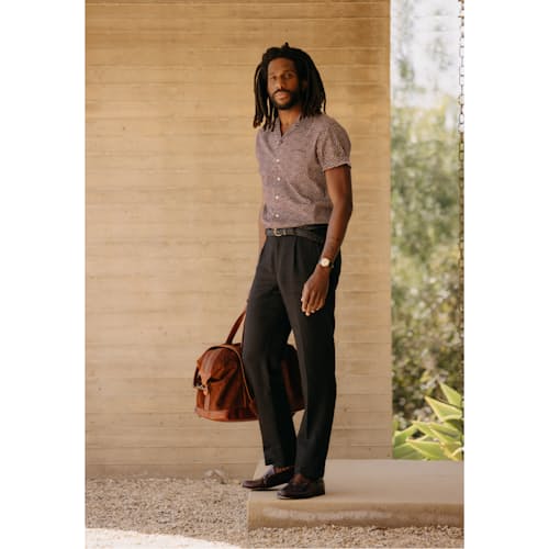 lifestyle image of The Hawthorne Short Sleeve Shirt
