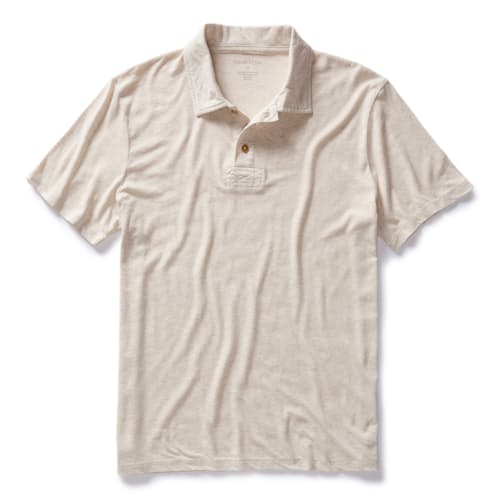 laydown image of The Cotton Hemp Polo