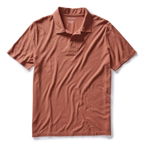 laydown image of The Cotton Hemp Polo
