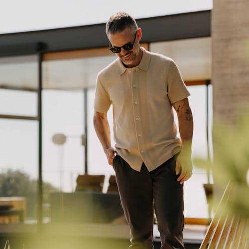 lifestyle image of The Playa Sweater Polo
