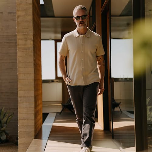 lifestyle image of The Playa Sweater Polo