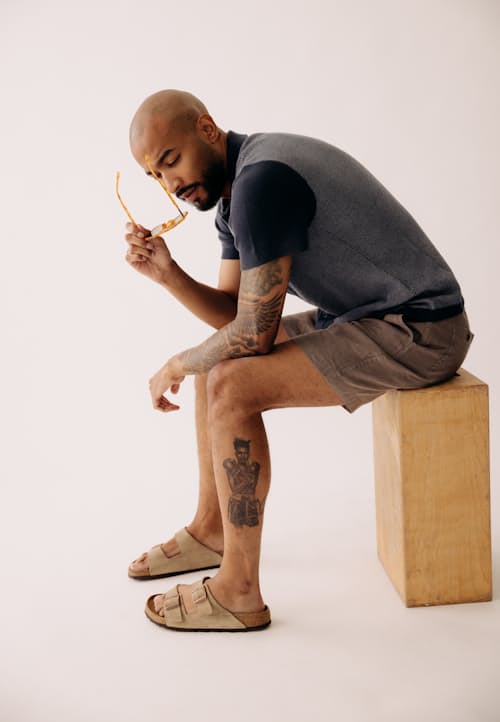 lifestyle image of The Playa Sweater Polo
