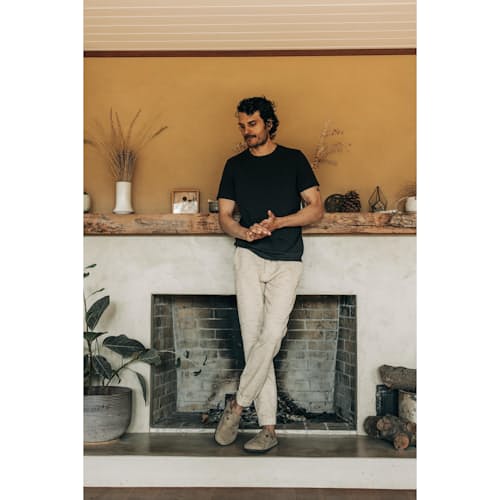 lifestyle image of The Apres Sashiko Pant