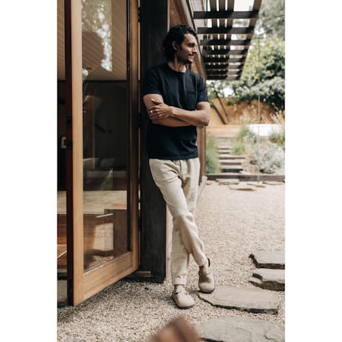 lifestyle image of The Apres Sashiko Pant