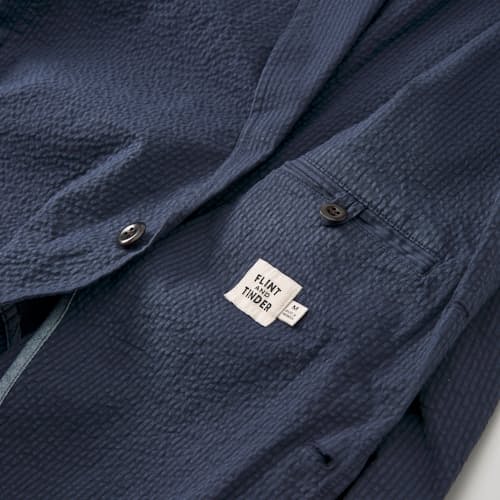 laydown detail image of Seersucker Blazer