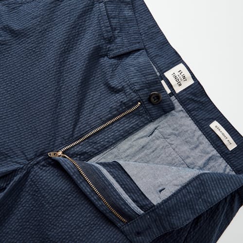 laydown detail image of Seersucker Chino Pant - HB Straight