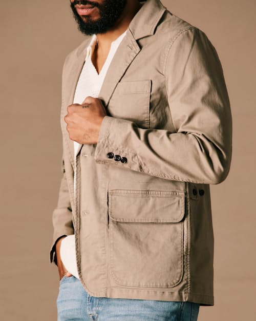 on model image of 365 Utility Blazer