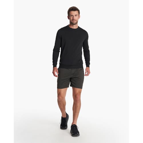 on model image of Ponto Performance Crewneck Sweatshirt