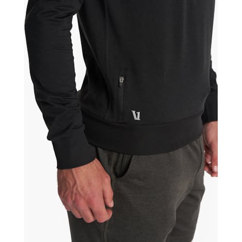 on model image of Ponto Performance Crewneck Sweatshirt