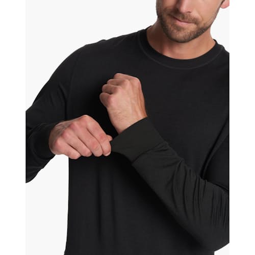 on model image of Ponto Performance Crewneck Sweatshirt