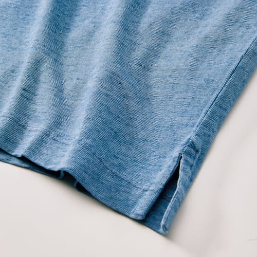 laydown detail image of Slub Jersey Polo Shirt