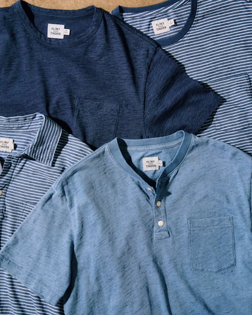lifestyle image of Slub Jersey Polo Shirt