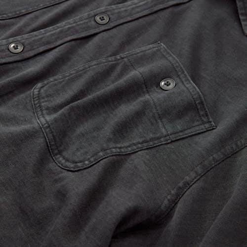 laydown detail image of Slub Jersey Utility Knit Shirt