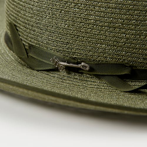 laydown detail image of Open Road Hemp Straw Hat