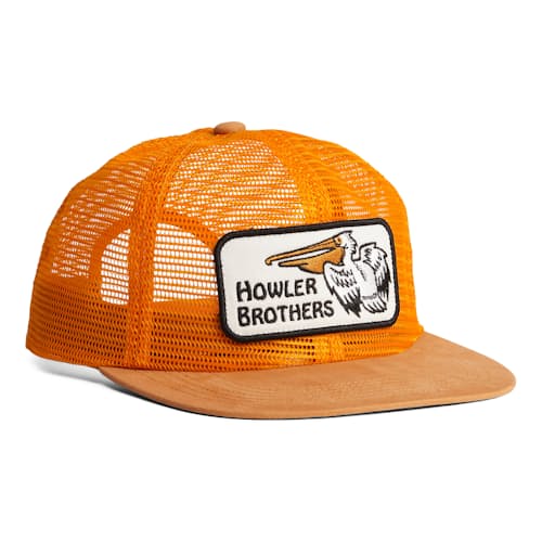 laydown image of Pelican Badge Snapback Hat