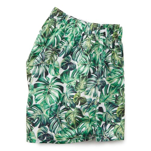 laydown image of Organic Cotton Monstera Boxer Shorts