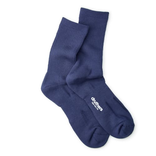 laydown image of Organic Cotton Everyday Crew Socks