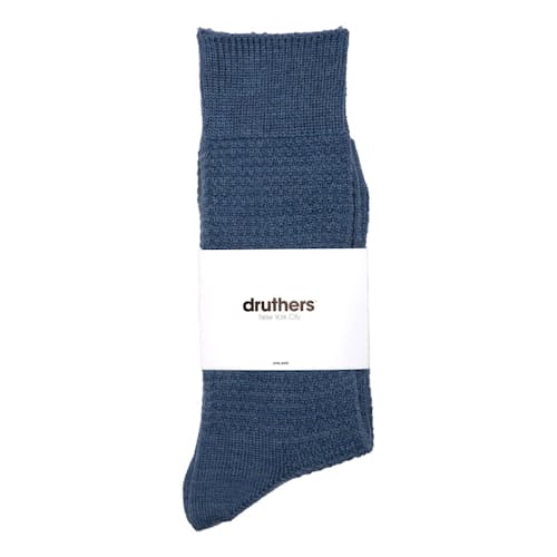 laydown image of Merino Wool Waffle Socks