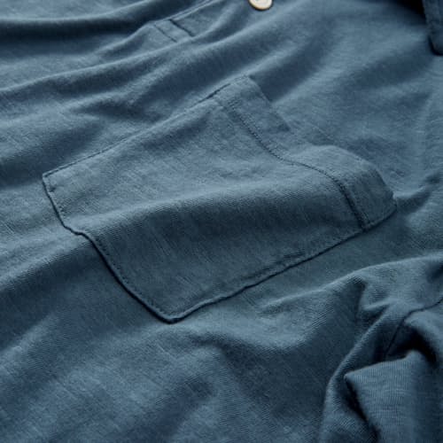 laydown detail image of The Vintage Slub Polo Shirt