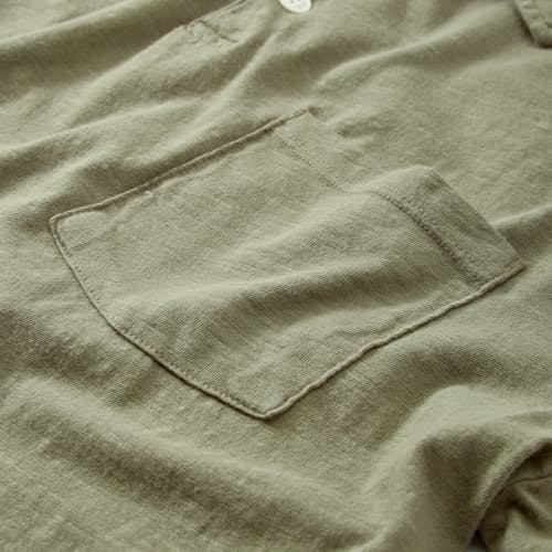 laydown detail image of The Vintage Slub Polo Shirt