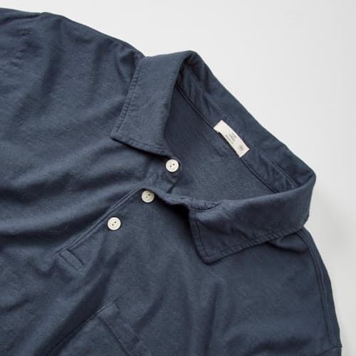 laydown detail image of The Vintage Slub Polo Shirt