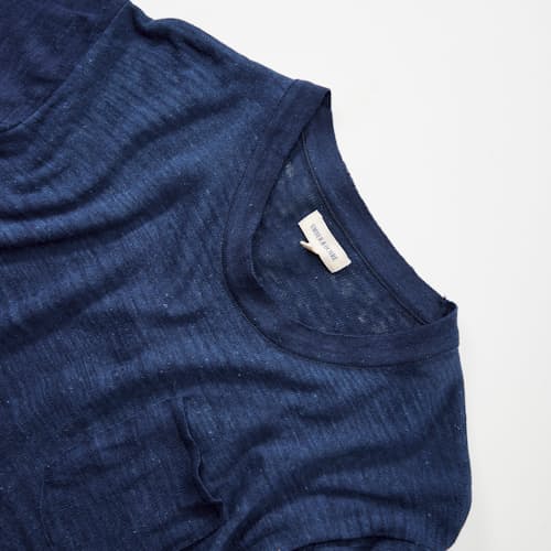 laydown detail image of Lightweight Flat Knit Pocket T-Shirt