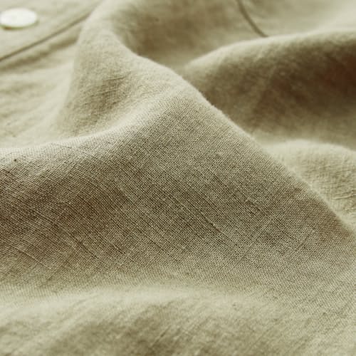 laydown detail image of Crossback Linen Workshirt