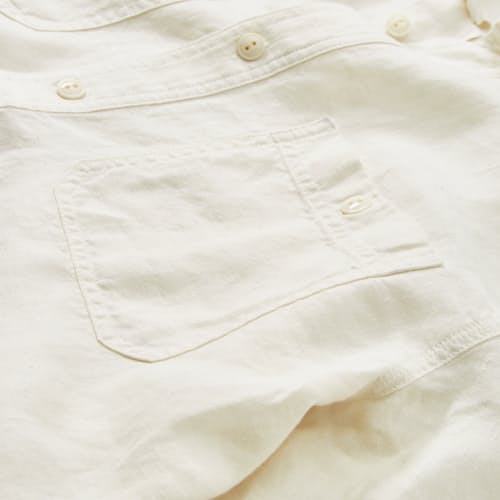 laydown detail image of Crossback Linen Workshirt