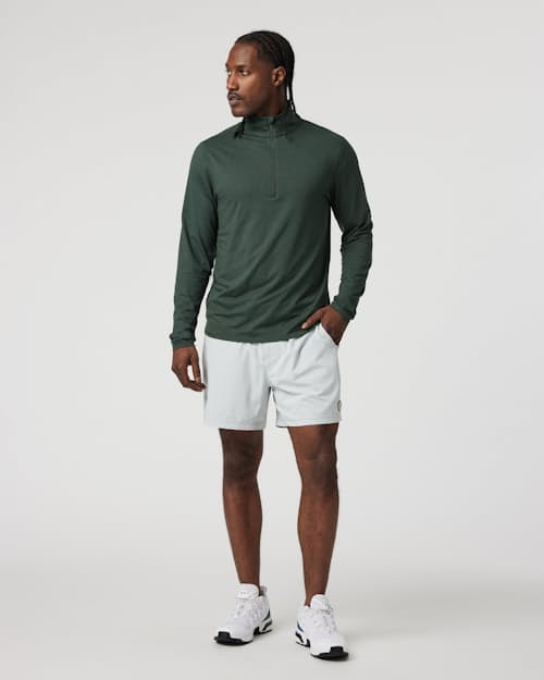 on model image of Ease Performance Half Zip
