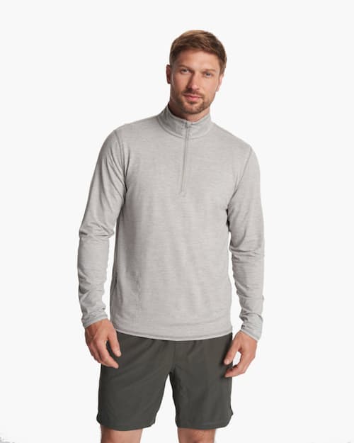 on model image of Ease Performance Half Zip