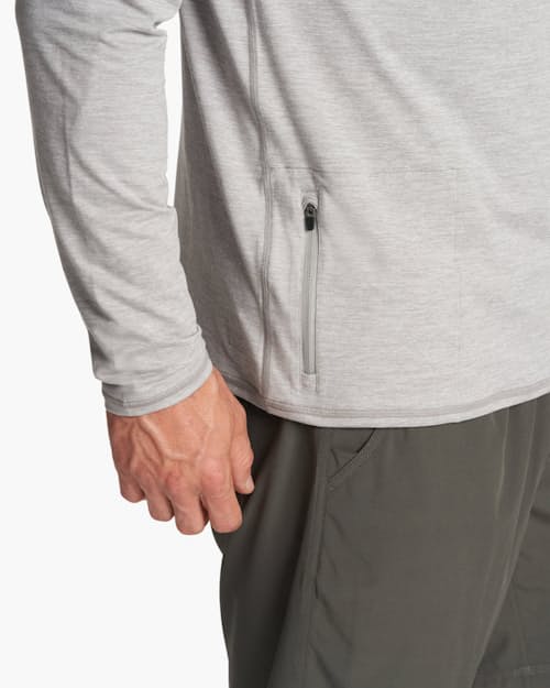 laydown detail image of Ease Performance Half Zip