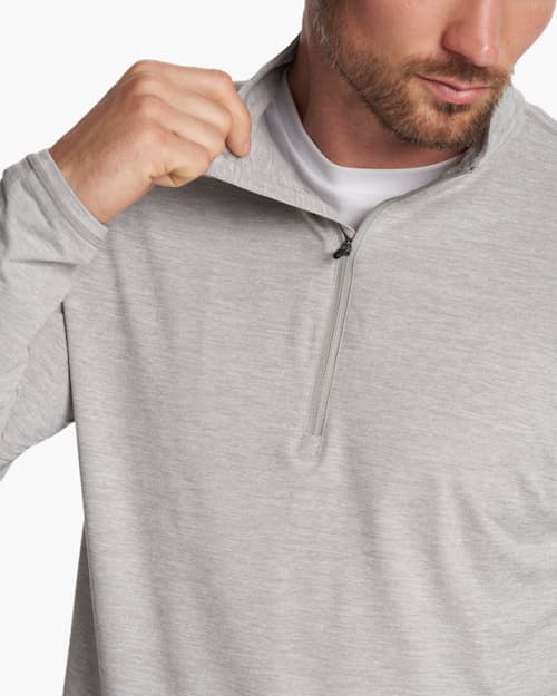laydown detail image of Ease Performance Half Zip