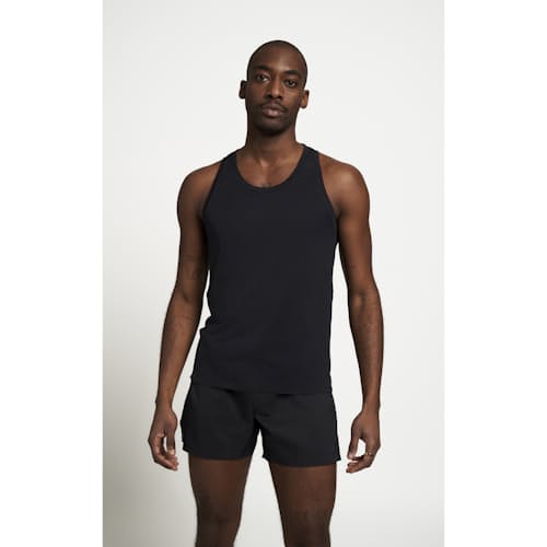 on model image of Lightweight Performance Singlet Tank Top